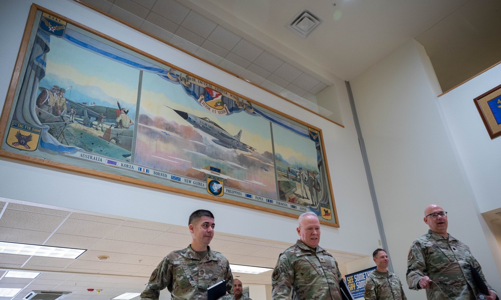 Air Education and Training Command Chapel staff visit the 49th