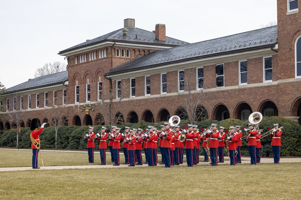 General Pierre Schill visits Marine Barracks Washington