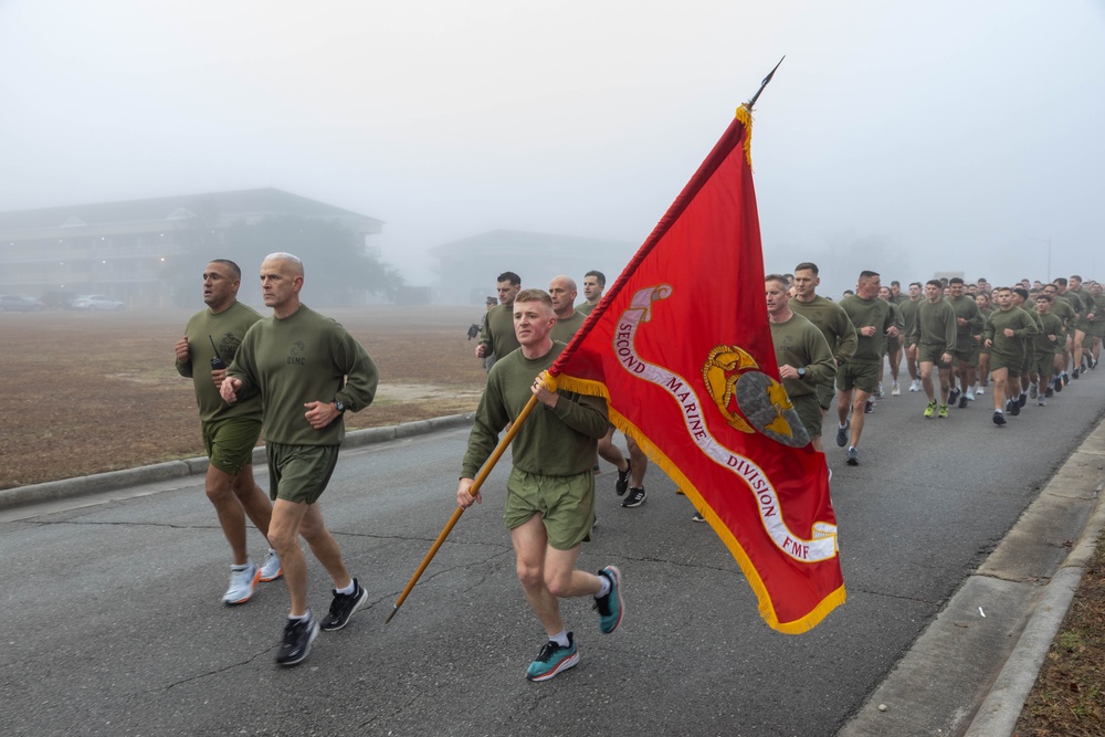 2d Marine Division's 84th Birthday Run