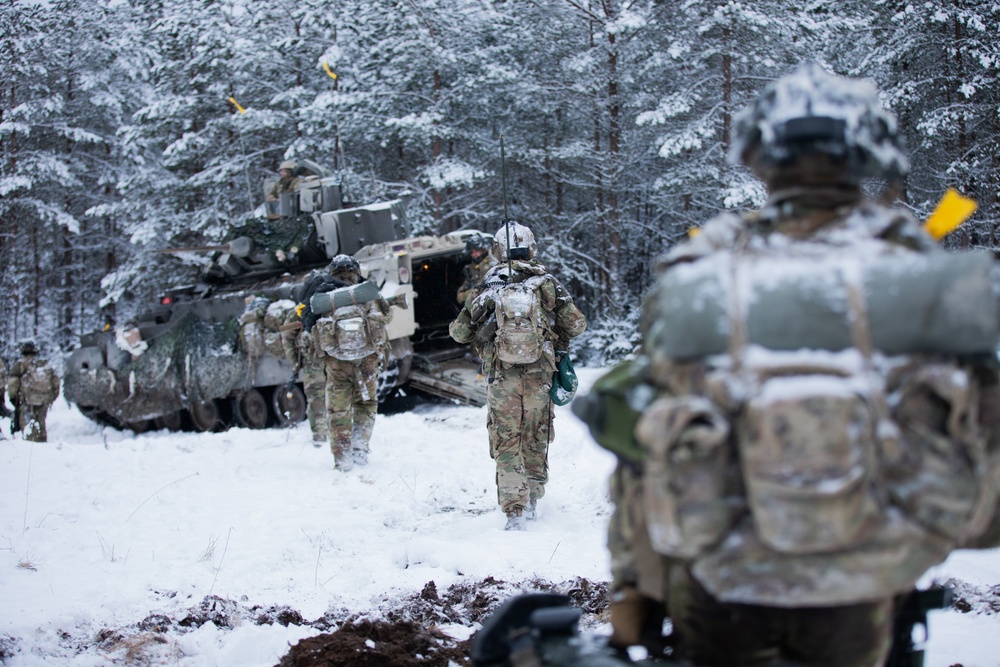 5-7th CAV Participate in NATO's Winter Camp (DAY ONE)