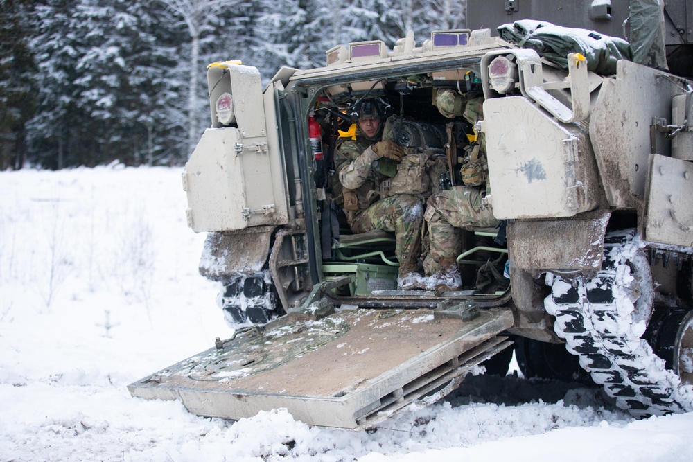 5-7th CAV Participate in NATO's Winter Camp (DAY ONE)