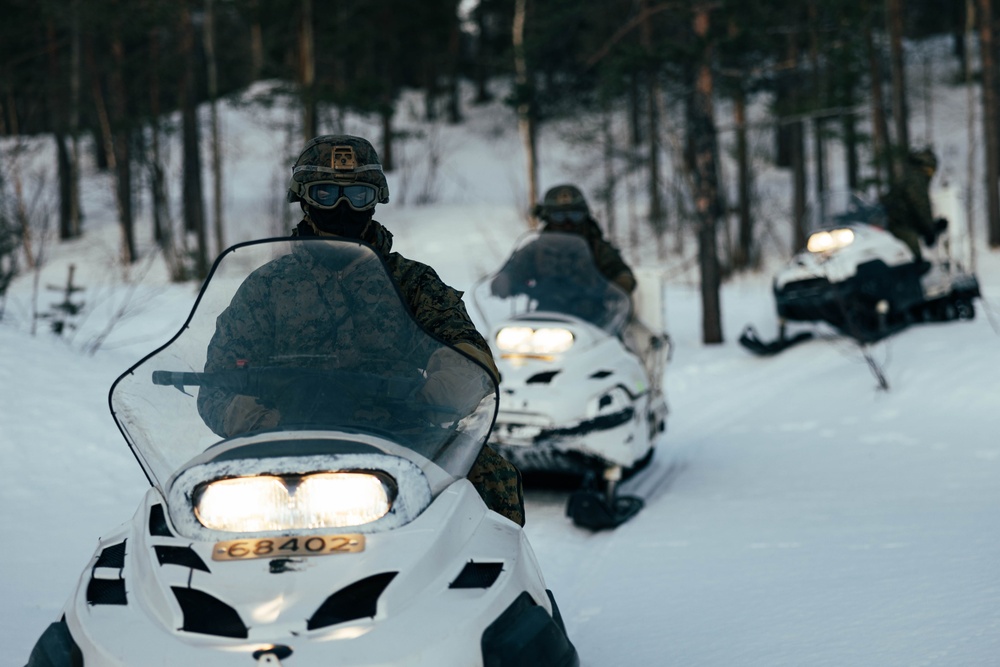 Exercise Joint Viking 25: Snowmobile Course