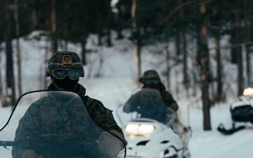 Exercise Joint Viking 25: Snowmobile Course