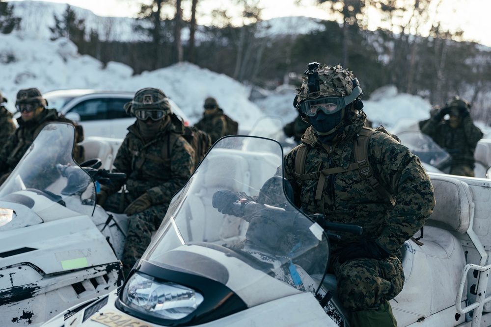 Exercise Joint Viking 25: Snowmobile Course