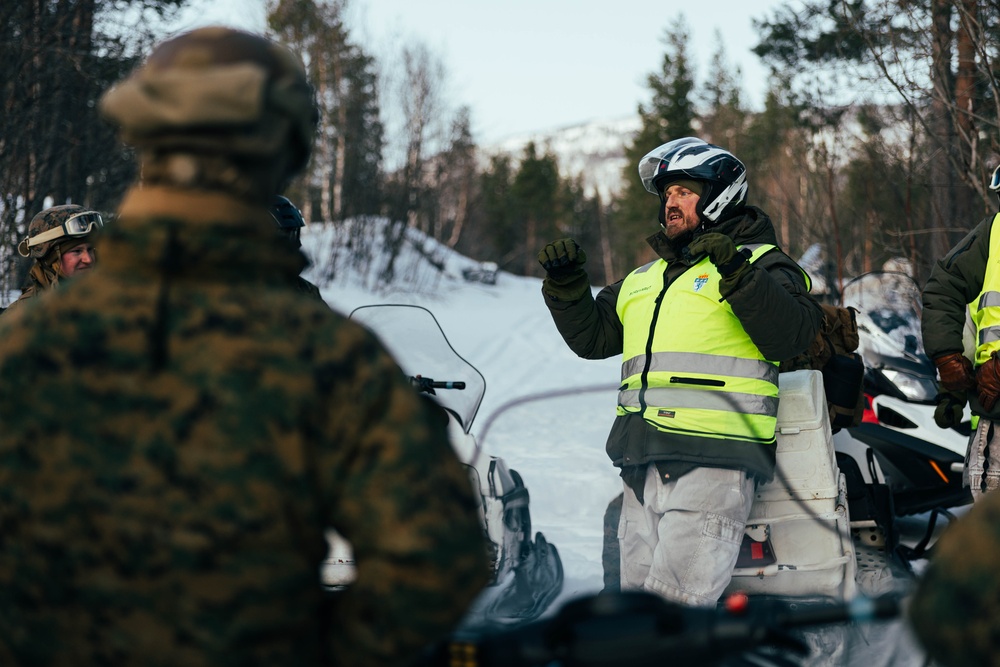 Exercise Joint Viking 25: Snowmobile Course