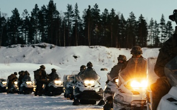 Exercise Joint Viking 25: Snowmobile Course