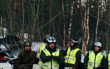 Exercise Joint Viking 25: Snowmobile Course