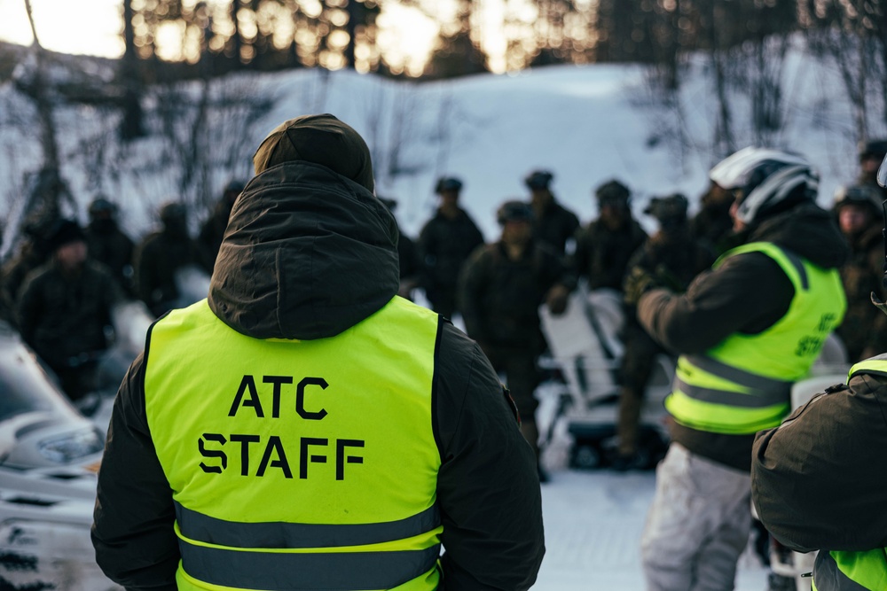 Exercise Joint Viking 25: Snowmobile Course