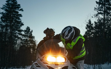 Exercise Joint Viking 25: Snowmobile Course