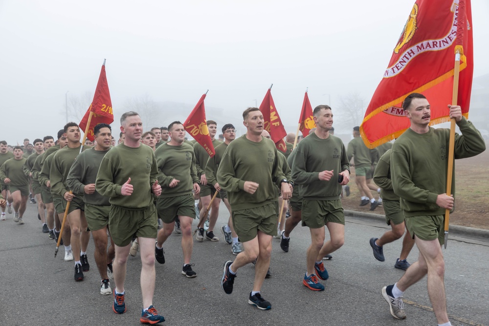 2d Marine Division's 84th Birthday Run