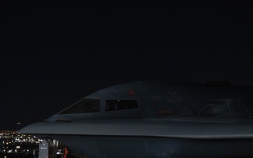 The B-2 arrives for the 50th anniversary of Red Flag Nellis