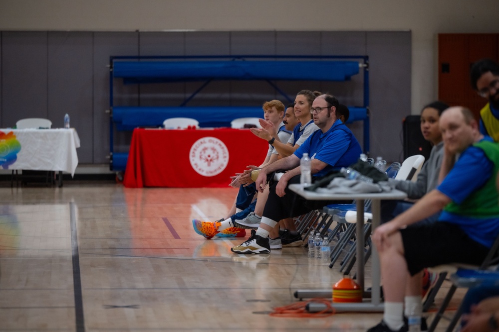 First ever Dyess vs. Special Olympics basketball event