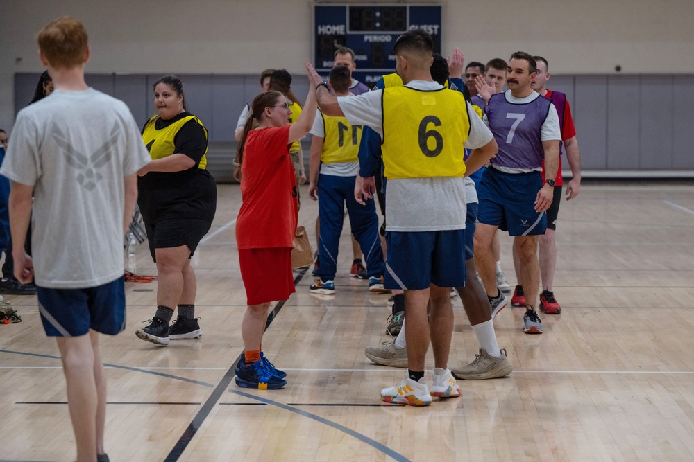 First ever Dyess vs. Special Olympics basketball event