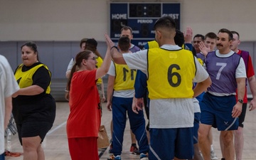 First ever Dyess vs. Special Olympics basketball event