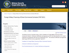 Foreign Military Financing of Direct Commercial Contracts (FMF DCC)