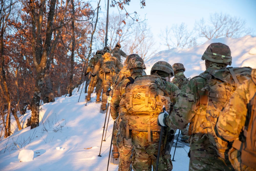 88th Readiness Division Snow Shoe Training