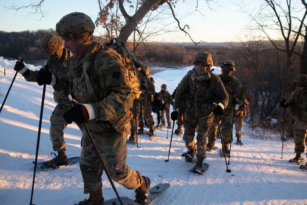 88th Readiness Division Snow Shoe Training