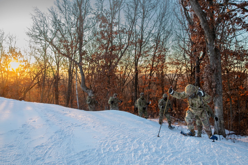 88th Readiness Division Snow Shoe Training