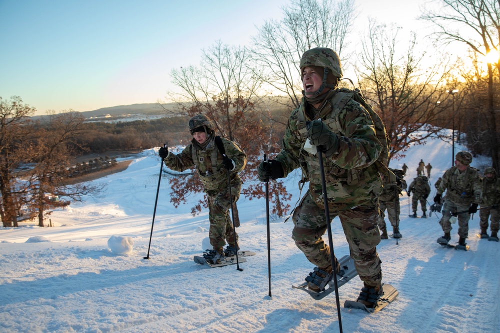 88th Readiness Division Snow Shoe Training