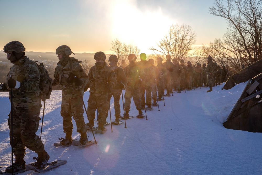 88th Readiness Division Snow Shoe Training