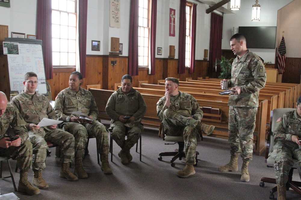 National Guard chaplains gather for Warfighter exercise