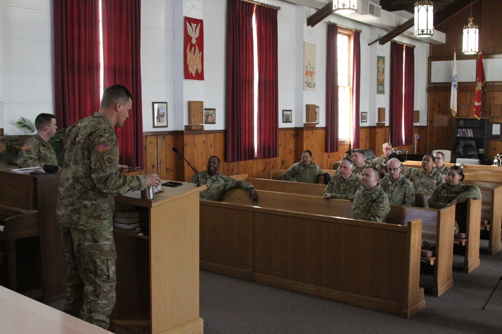 National Guard chaplains gather for Warfighter exercise