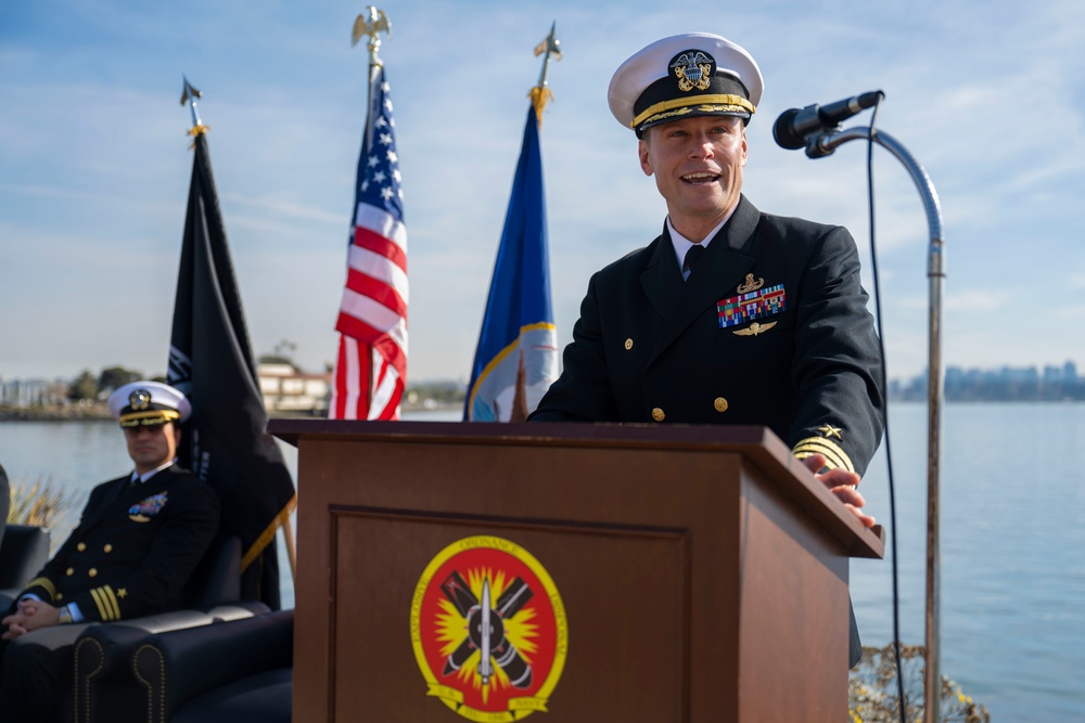 Explosive Ordnance Disposal Training and Evaluation Unit One (EODTEU-1) Change of Command Ceremony