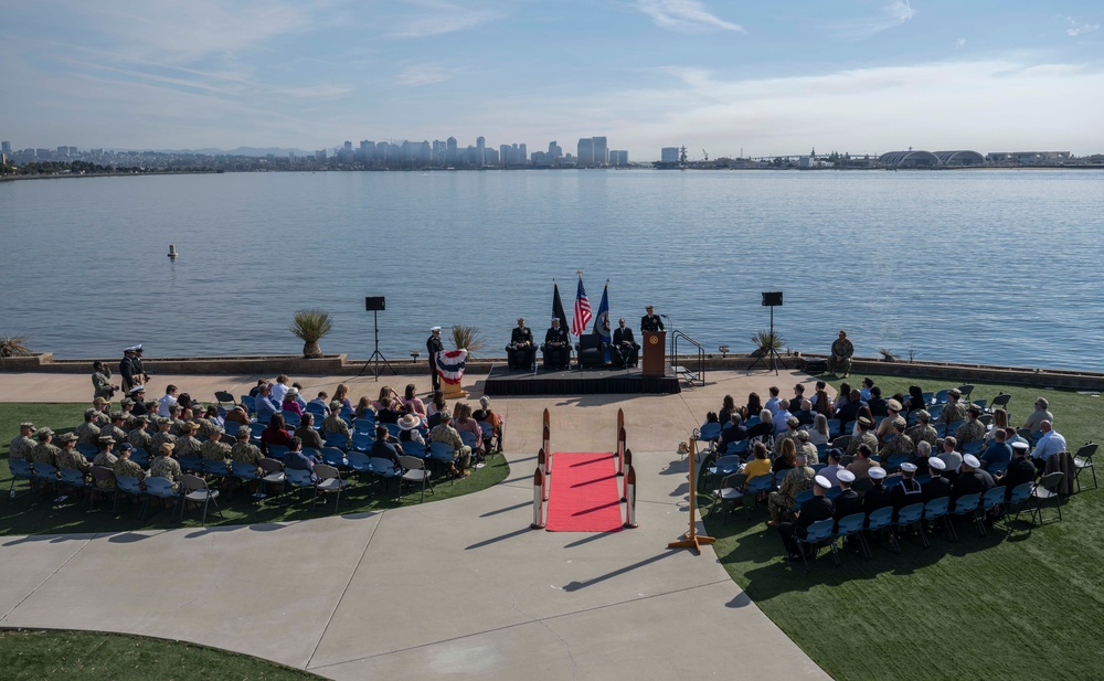 Explosive Ordnance Disposal Training and Evaluation Unit One (EODTEU-1) Change of Command Ceremony