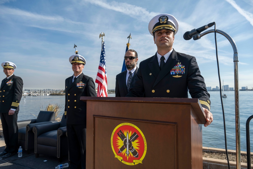 Explosive Ordnance Disposal Training and Evaluation Unit One (EODTEU-1) Change of Command Ceremony