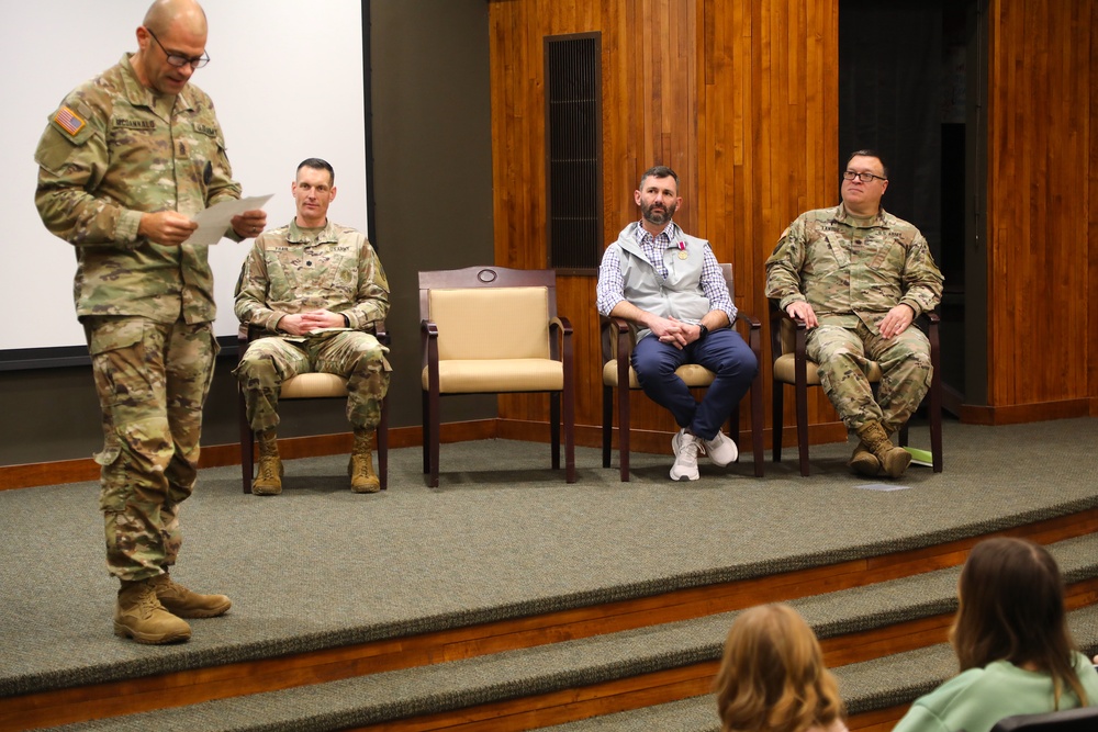 Illinois Army National Guard Sgt. 1st Class Tyler Patterson Retires After 26 Years of Service