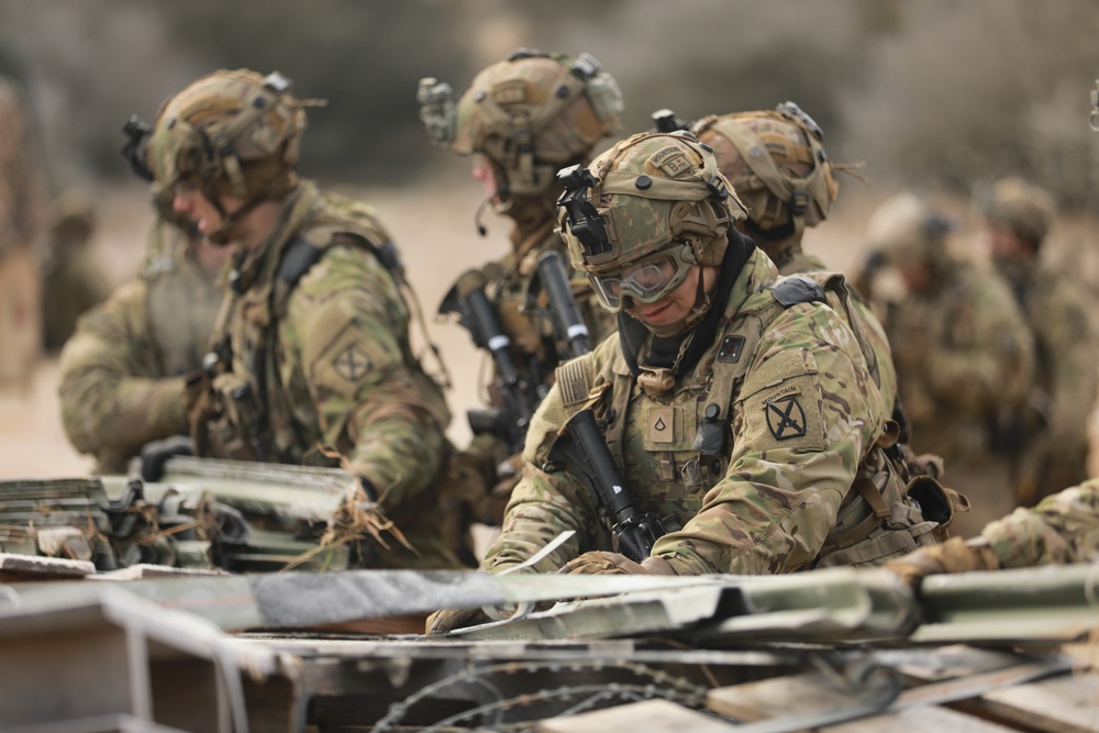 3/10th Mountain Division Engineers combat Combined Resolve