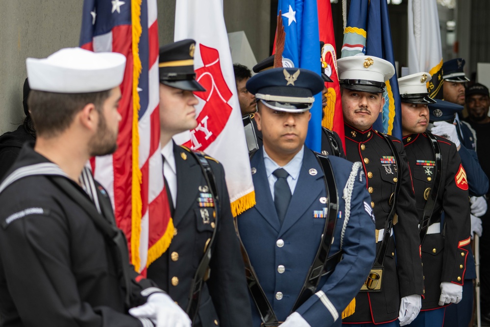 SOCOM joint color guard shine at the 2025 Pro Bowl