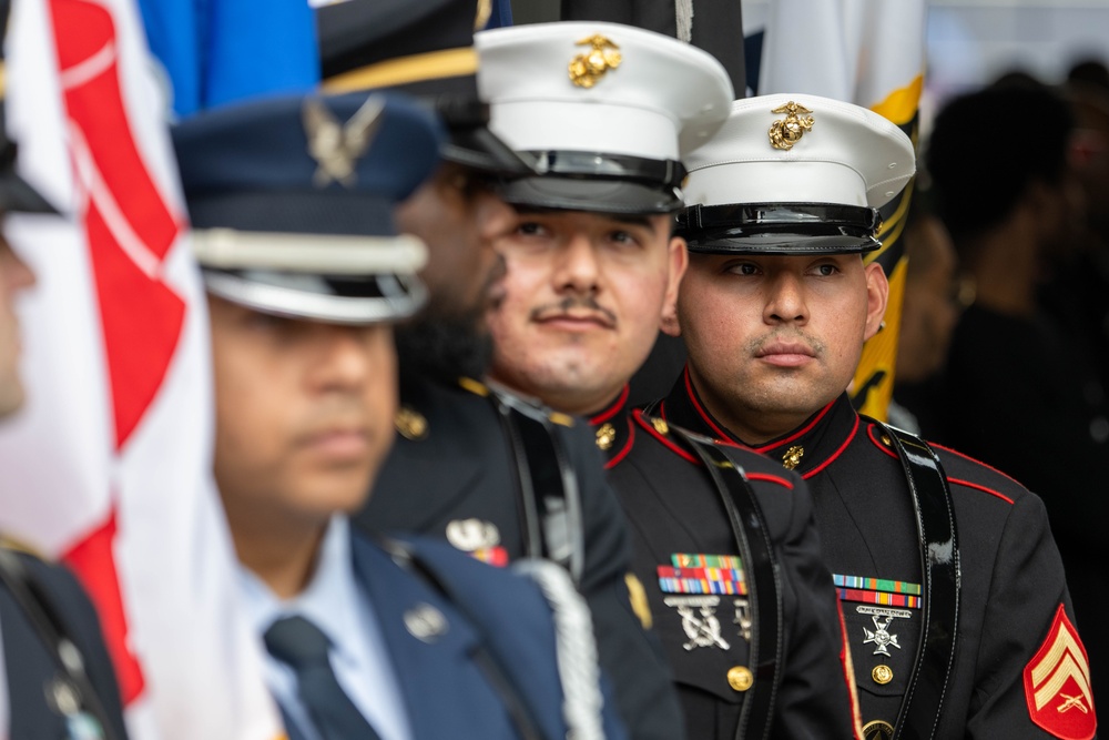 SOCOM joint color guard shine at the 2025 Pro Bowl