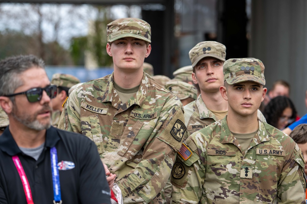 SOCOM joint color guard shine at the 2025 Pro Bowl