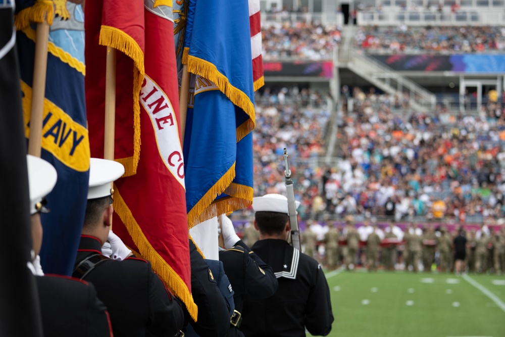 SOCOM joint color guard shine at the 2025 Pro Bowl