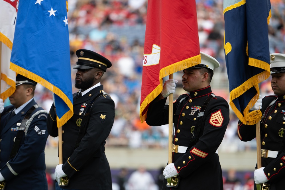 SOCOM joint color guard shine at the 2025 Pro Bowl