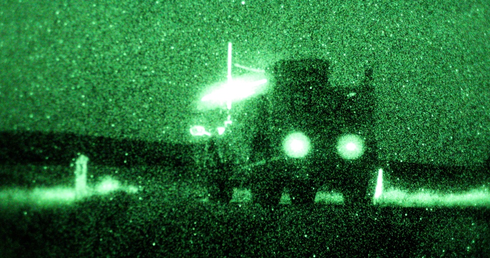 25th DSB Conducts Night Gunnery During Operation PIKO