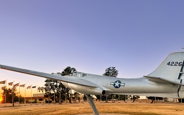 Bell P-59 Airacomet at Sunset