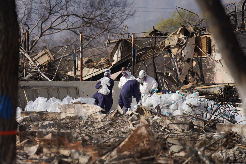 The US Army Corps of Engineers (USACE) arrives to begin Phase 2 of Personal Property Debris Removal (PPDR)