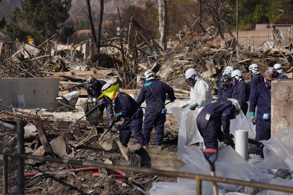 The US Army Corps of Engineers (USACE) arrives to begin Phase 2 of Personal Property Debris Removal (PPDR)