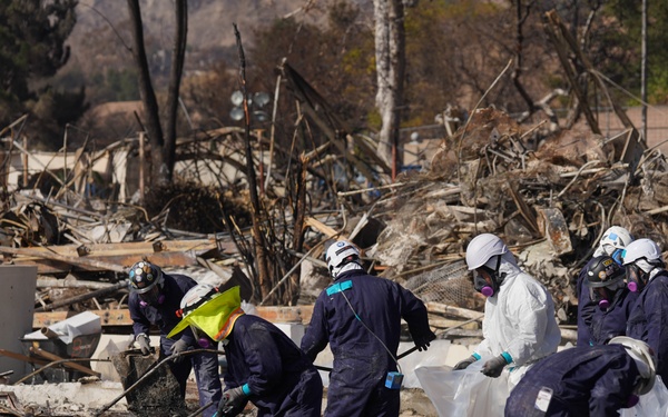 The US Army Corps of Engineers (USACE) arrives to begin Phase 2 of Personal Property Debris Removal (PPDR)