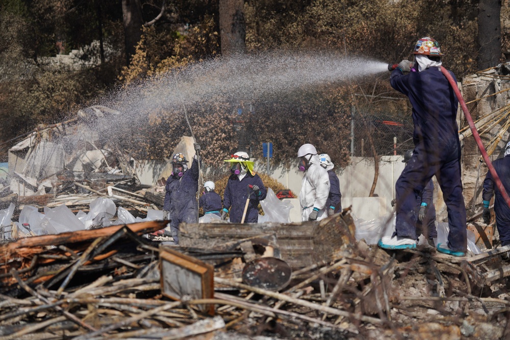 The US Army Corps of Engineers (USACE) arrives to begin Phase 2 of Personal Property Debris Removal (PPDR)