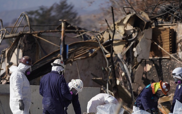 The US Army Corps of Engineers (USACE) arrives to begin Phase 2 of Personal Property Debris Removal (PPDR)