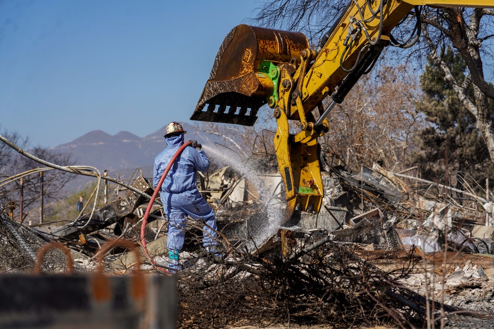 The US Army Corps of Engineers (USACE) arrives to begin Phase 2 of Personal Property Debris Removal (PPDR)