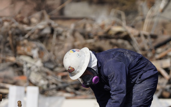 The US Army Corps of Engineers (USACE) arrives to begin Phase 2 of Personal Property Debris Removal (PPDR)