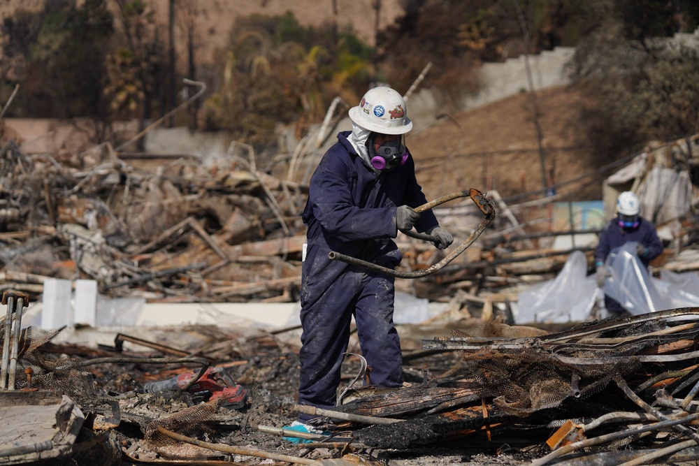 The US Army Corps of Engineers (USACE) arrives to begin Phase 2 of Personal Property Debris Removal (PPDR)