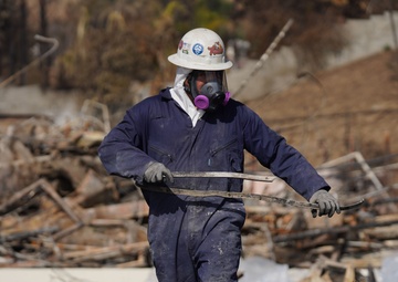 The US Army Corps of Engineers (USACE) arrives to begin Phase 2 of Personal Property Debris Removal (PPDR)