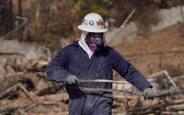 The US Army Corps of Engineers (USACE) arrives to begin Phase 2 of Personal Property Debris Removal (PPDR)