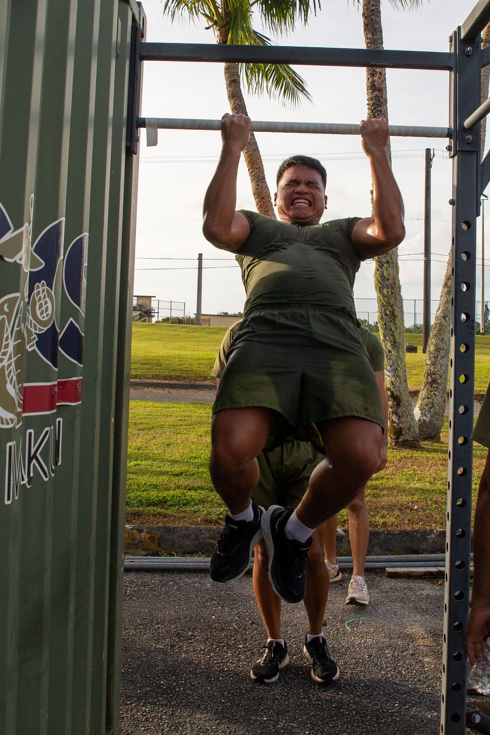 Camp Blaz Marines and Sailors conduct unit PT