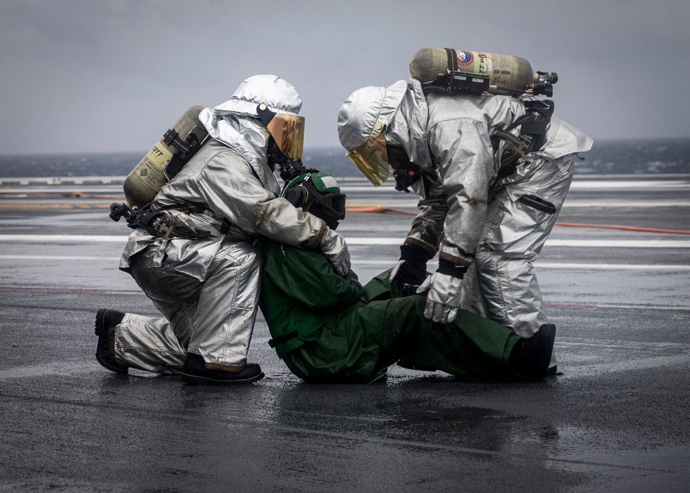 USS Gerald R. Ford (CVN 78) conducts routine operations